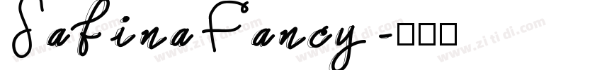 Safina Fancy字体转换